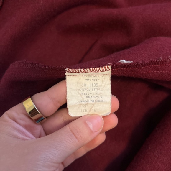 Burgundy Blazer! - Picture 5 of 5